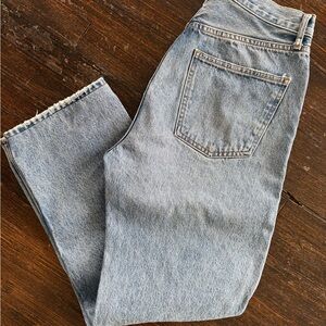 Agolde Women's Straight Leg Jeans - Light Wash Blue